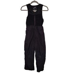 Vertical 9 Black Bib Style Overall Snow Pants Unisex Size XS 6/7
